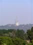 Distant radio tower